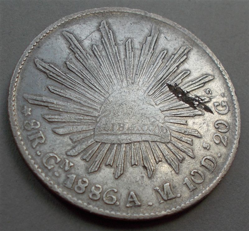 Mexican-8-Reales,-1886-Cn